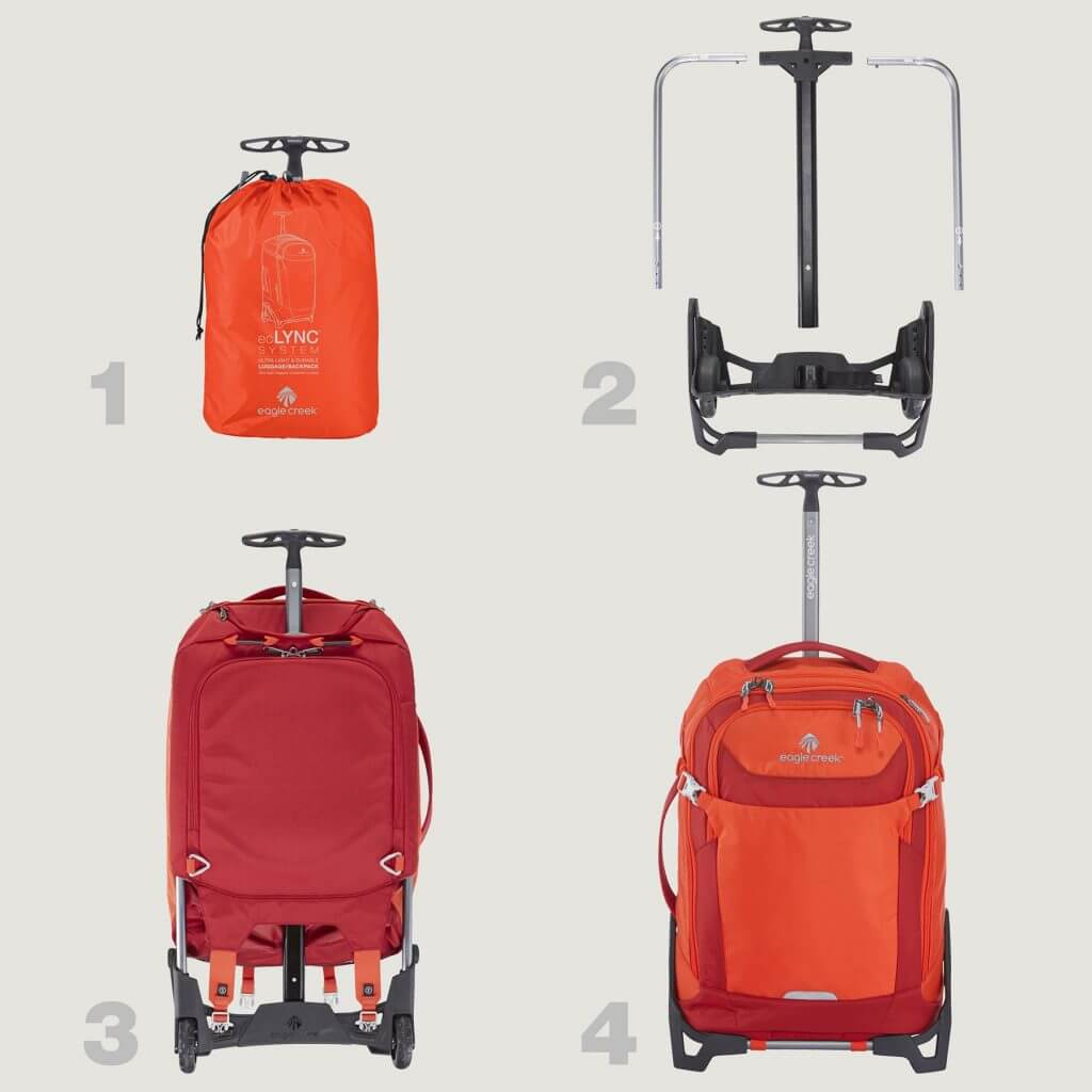 Trolley cart 2024 for backpack